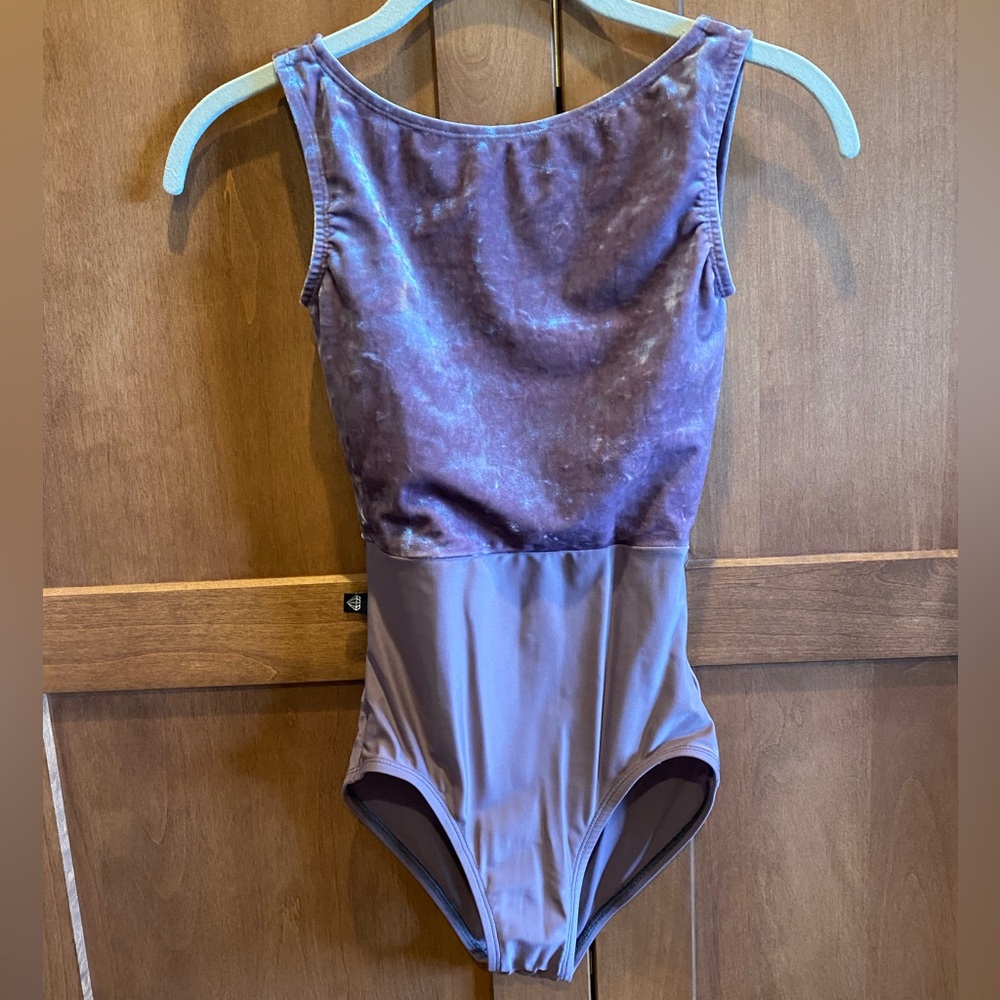Jule Dancewear Purple Velevt Leotard